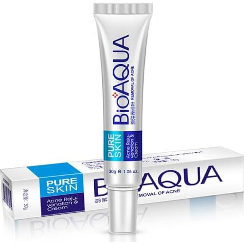 BIOAQUA Anti Acne Cream Removal Of Acne Removal Of Blackheads Whitening Cream Scar Remove Reduce Acne Oil Control Shrink Pores