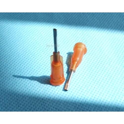 50pk 15gauge 1/2-inch Oval Blunt Needle Dispense Tip ,Glue Dispensing Needle