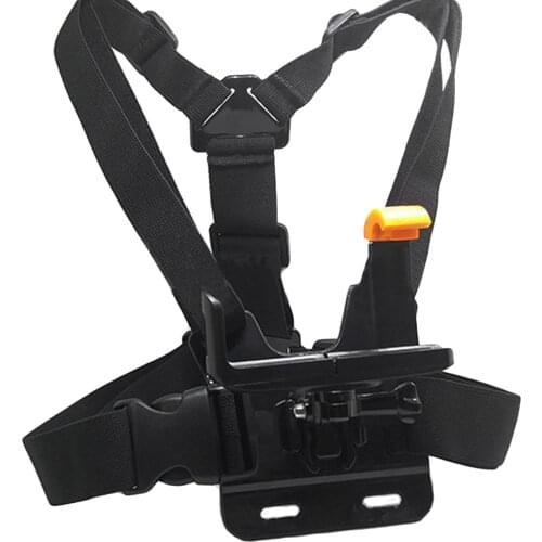 Gosear Adjustable Chest Mount Harness Strap w/ Phone Quick Clip Holder for iPhone GoPro Hero 6 4 3+ SJCAM YI Camera Accessory