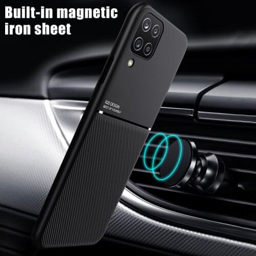 Luxury Leather Car Magnetic Case For Oneplus 9 Pro 8 8T 7 7T Pro Nord CE 5G Light Matte Leather Texture Protective Case Cover