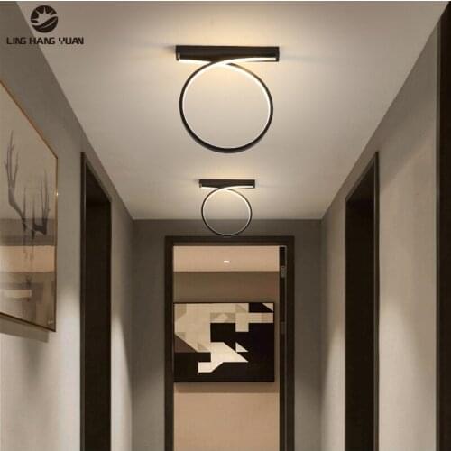 Led Chandelier 20w Modern Ceiling Chandelier Lighting for Living room Bedroom Dining room Aisle Lamp Corridor Lustres Gold Black