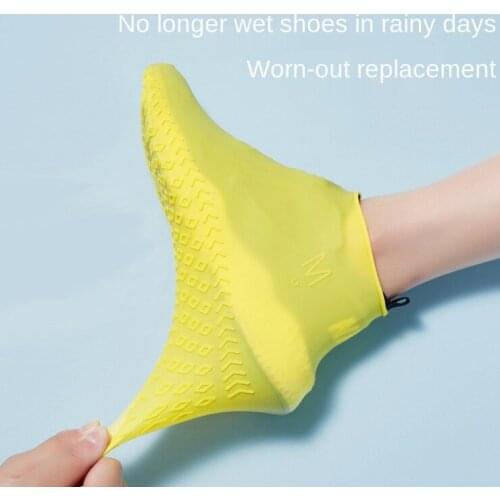 Boots Waterproof Shoe Cover Silicone Material Unisex Shoes Protectors Rain Boots for Indoor Outdoor Rainy Days Reusable