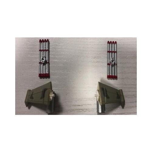 YD-818 AH-64 Apache Remote Control Toy Armed Helicopter Left and Right Wing Missile Rocket Pendant