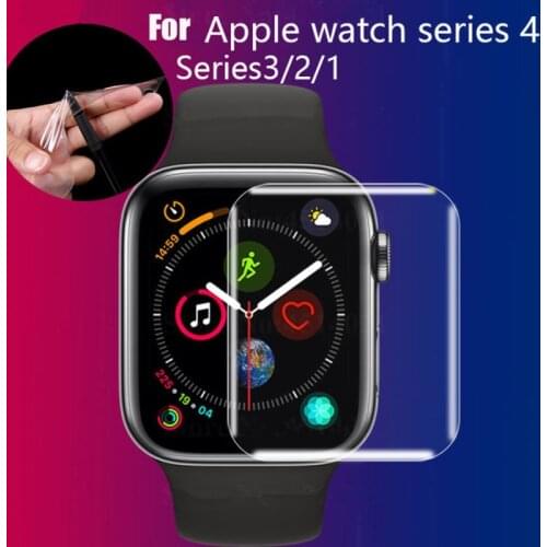 1pc TPU Flim For Apple Watch IWatch Series 4 3 2 1 40mm 44mm 38mm 42mm Watchband Screen Protector For Apple Band Flim TXTB1