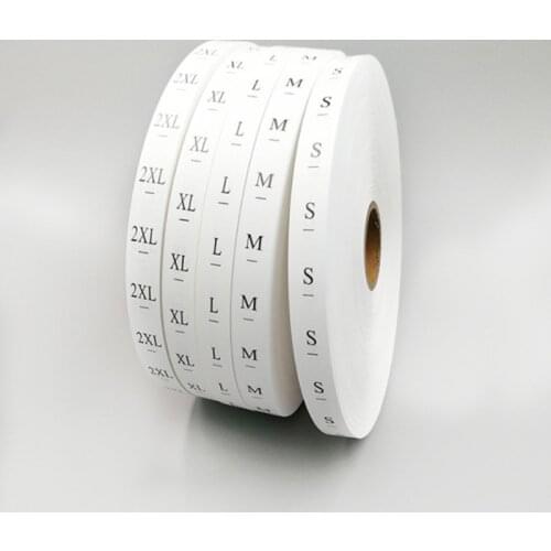 1000Pcs/Lot Xs S M L Xl Clothes Size Label Adult Children Clothing Shoes Bag Measuring Label Ruler Height Measurement Tool