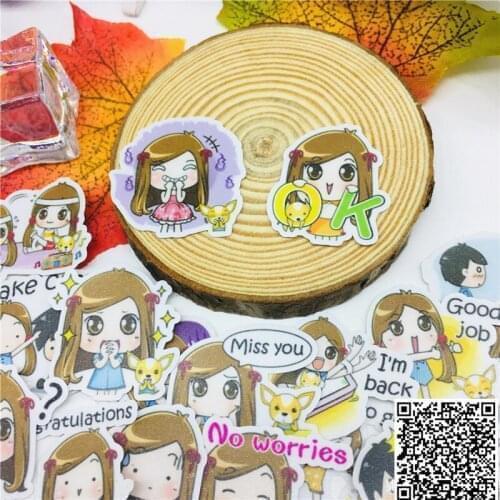 40 pcs Loving couple Stickers for Car Motorcycle Phone book Travel Luggage kids toys Funny decoration Sticker Bomb Decals