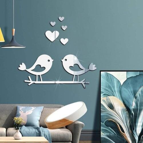Adeeing Mirror Wall Stickers