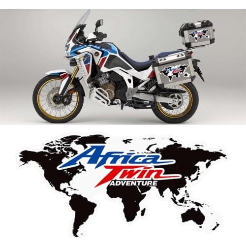 For Honda Africa Twin CRF1000L CRF 1000 1100 L CRF1100L Trunk Luggage Cases Tank Pad Protector Adventure Sports Stickers Kit