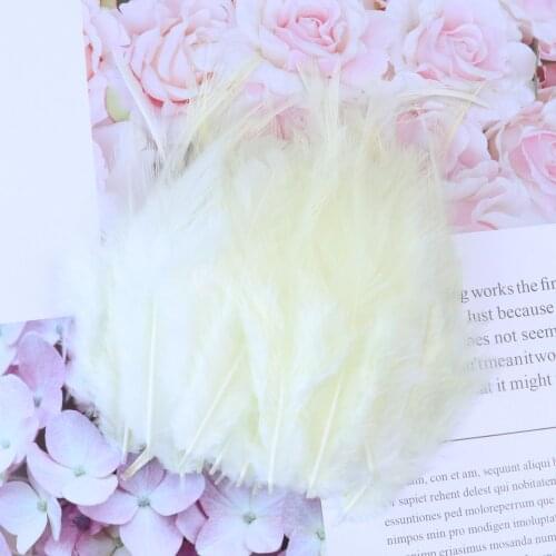 50PCS Real Rooster Feathers Jewelry Decorative Feathers 10-15CM Diy Craft Earrings Accessories Christmas Tree Decoration Plumes