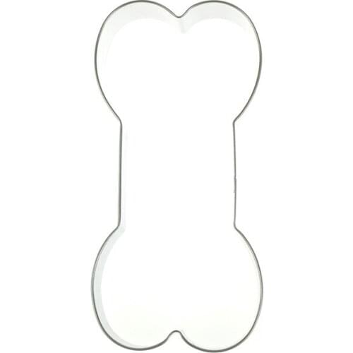 Hot Sale 3pcs / Set Cookie Cutter Bakeware Dog Bone Shape Cookie Biscuit Mold Stainless Steel DIY Kitchen Cooking Cookie Tools