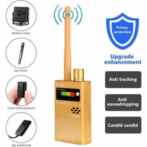 GSM Audio Bug Finder Detect Wireless Device Finder For Frequency 1MHz-8000MHz Anti-spy Detector Anti Wiretapping