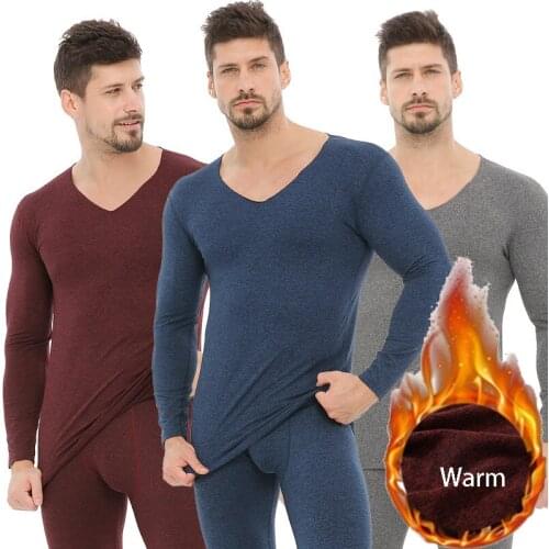 Winter long johns thermal underwear set for men warm thermo lingerie mens compression underwear warm underpants undershirt