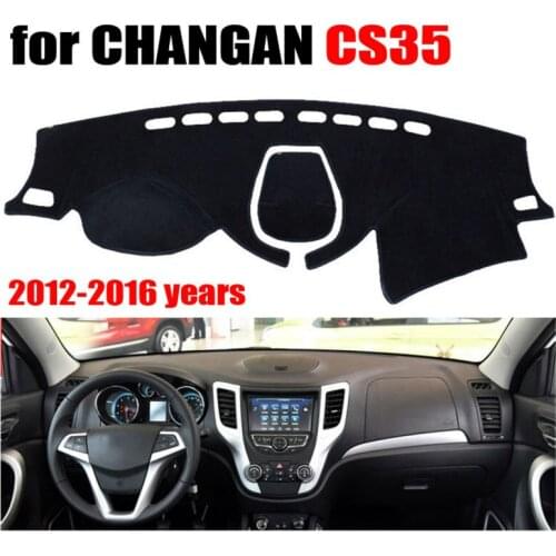 Car dashboard covers mat for CHANGAN CS35 2012-2016 years Left hand drive dashmat pad dash cover auto dashboard accessories