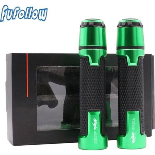 LOGO NINJA 400 For KAWASAKI NINJA 400 ninja400 2020 2021 2019 2018 Motorcycle Handlebar Hand Grips End Handle Bar Hand Grip Ends