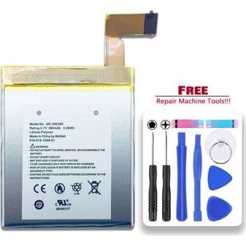 MC-265360 890mAh Replacemeny Battery For Amazon Kindle 4 D01100 S2011-001-S DR-A015