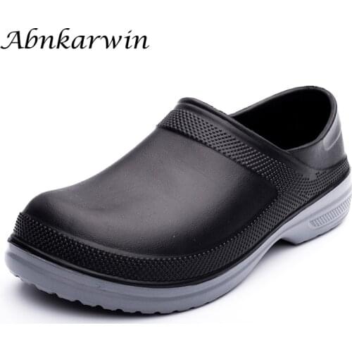 Non Slip Oil Resistant Breathable Chef Shoes For Men Cook Kitchen Chef Shoe Zapatos De Cocina Working Shoes Hotel Restaurant EVA