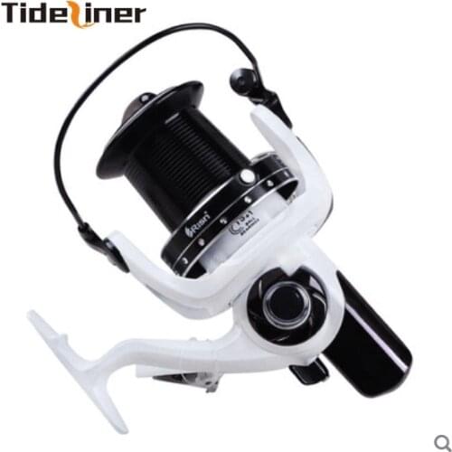 Spinning fishing reel 7000 10000 wheel feeder carp seafishing ratio 5.2:1 4.1:1 bearings 15+1BB large white fishing-tackle pesca