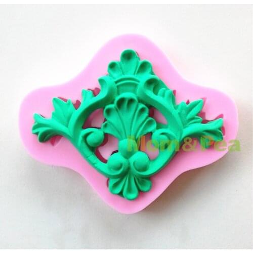 Mom&Pea 0596 Free Shipping Deco Silicone Mold Cake Decoration Fondant Cake 3D Mold
