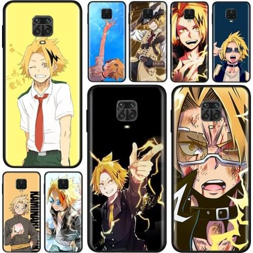 Silicone Cover Denki Kaminari My Hero Anime For Xiaomi Redmi Note 10 10S 9 9C 9S Pro Max 9T 8T 8 7 6 5 Pro 5A 4X 4 Phone Case