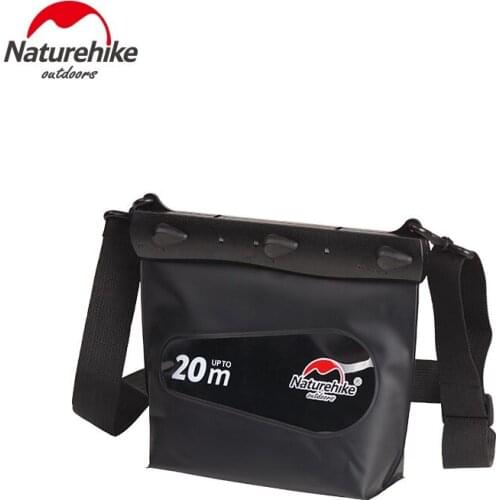 Naturehike PVC Outdoor Swimming Bags Phone Camera Diving Seal Waterproof Bag Dry Sack Drifting Shoulder Bag For Women Men