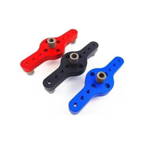 X600-2 Adjustable Aluminum Alloy Self-centering 6 8 10mm Dowel Jig Wood Panel Puncher Hole Locator Beech Center Hole Position Me