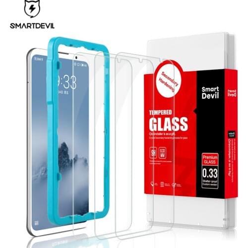 SmartDevil 3 pieces glass For Meizu 16 th 16 plus 16X note 8 note 9 screen protector tempered glass film mobile phone toughened