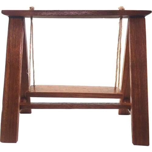 1/12 Dollhouse Miniature Swing Dollhouse Miniature Furniture Swing Leisure Hammock Doll House Kids Play Toys