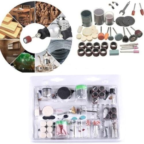 105pcs/Set Electric Drill Grinder Rotary Tool Grinding Engraving Polishing Kit Disc Wheel Tip Cutter Drill Disc Tool Accessories