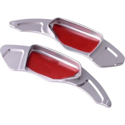 Car 1Pair Silver Steering Wheel Shift Shifter Paddle Extension Fit For Kia Forte 2019 2020 Accessories