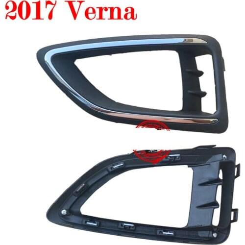 For Hyundai 2017 Verna Front fog lamp frame fog lamp cover new Rena front fog lamp cover fog lamp case