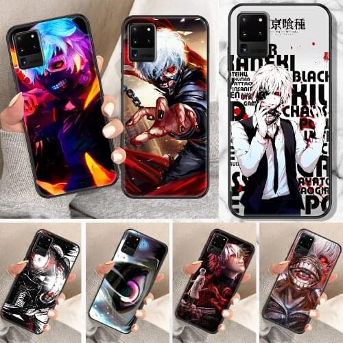 Tokyo Ghoul Anime Phone case For Samsung Galaxy Note 4 8 9 10 20 S8 S9 S10 S10E S20 Plus UITRA Ultra black trend back pretty