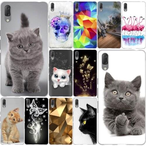Phone Case for Sony Xperia L3 L 3 Case Cover Soft Silicone TPU Cute Cats Animals Pattern Back Protective Case for Sony L3 Cover