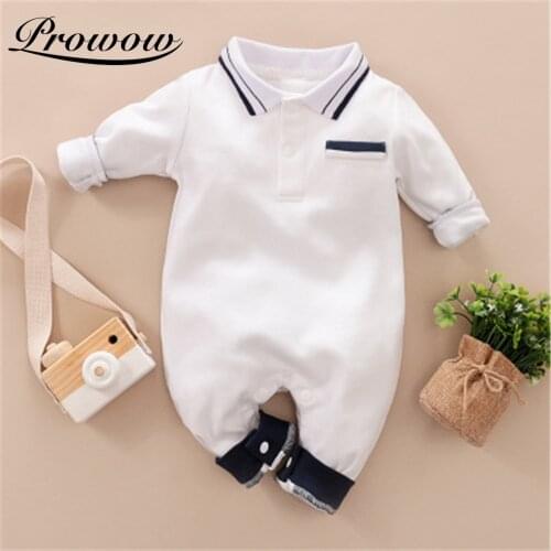 NASHAKAITE Baby Boy Winter Clothes Gentleman Newborn Party Male Baby Boy Romper With Bow Tie Baby Boy Jumpsuit Infant Clothing