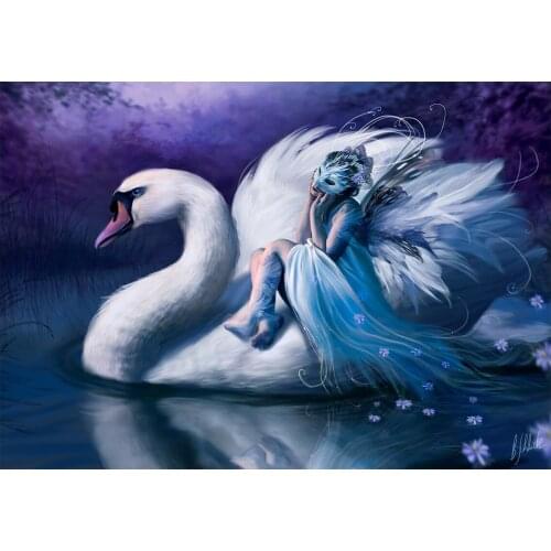 KS White Swan 1500 Piece Jigsaw Puzzle