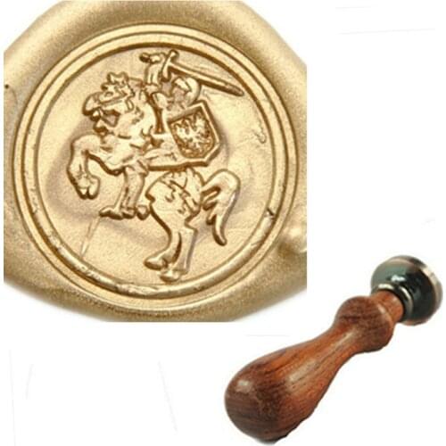 Seal Wax Kit, Knight Vintage Wax Badge Seal Stamp Kit Wax Set Tool Gift,custom