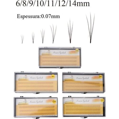 3D Wave Mink 0.07 C Individual False Eyelashes Extension Makeup Cosmetic Tool Women Soft Plastic Black Terrier 8-12mm 2020 Hot