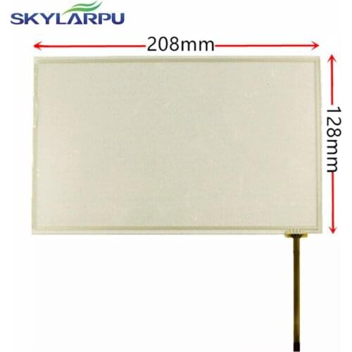 New 8.9''inch touch panel 208mm*128mm touch screen + USB Controller Kit car GPS navigation touch screen Glass point of reading