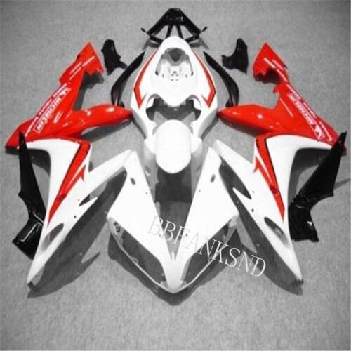 New ABS Injection Motorcycle Fairing Kit Fit for YAMAHA YZF-R1 2004 2005 2006 R1 04 05 06 fairings set matte red white