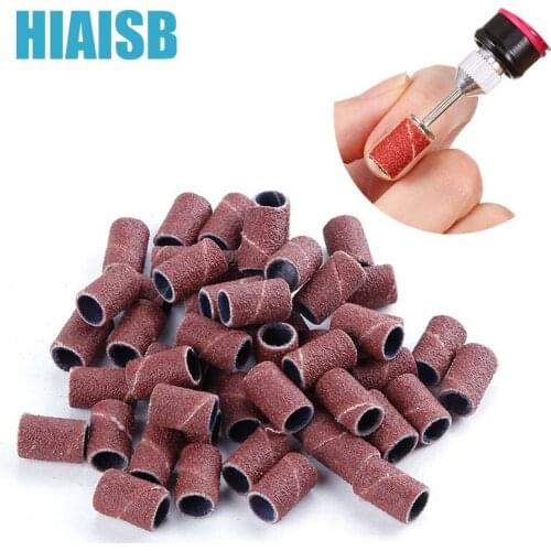 Nail Sanding Paper Roll Bands For 3/32" Shank Nail Drill Accessories Manicure Gel File Polish Remover Manicure Pedicure Tools
