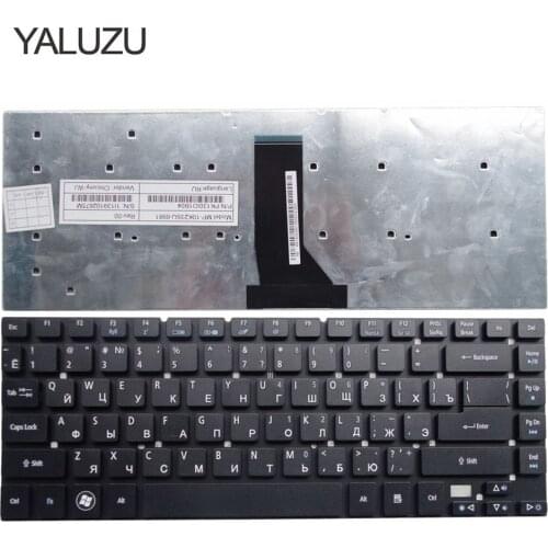 YALUZU russian RU laptop keyboard for Acer Aspire V3-471PG V3-471G E5-411G E5-421 E5-421G E5-471 E5-471G ES1-511 RU black
