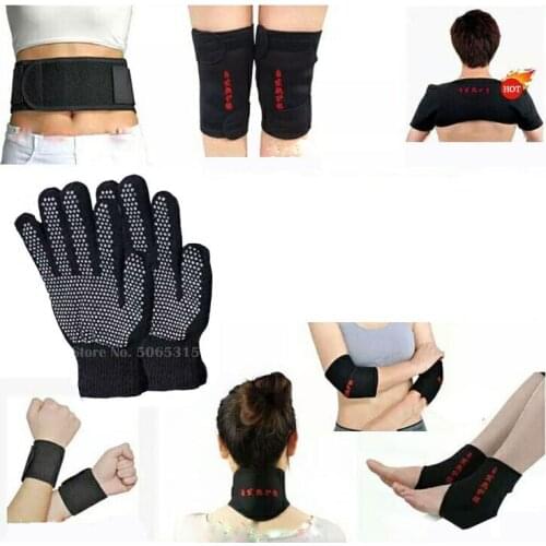 13pcs/set Self-heating Tourmaline Belt Magnetic Therapy Neck Shoulder Posture Correcter Knee Support Brace Massager Products