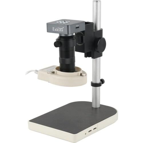 48MP 1080P HDMI USB Video Microscope Camera 100X 180X 300X 200X 500X 130X C Mount Lens For Industry Electronic Soldering Repair