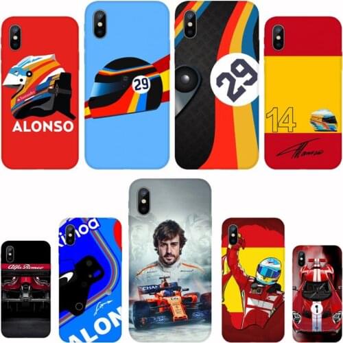 Fernando Alonso Phone Case For iphone 12 5 5s 5c se 6 6s 7 8 plus x xs xr 11 pro max