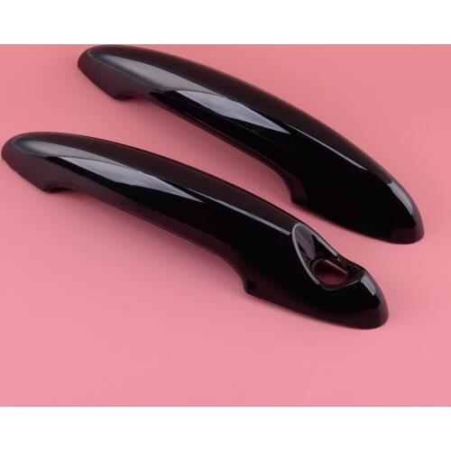 CITALL 2Pcs Gloss Black Door Handle Cover Fit for MINI Cooper S R50 R52 R53 R56 R57 R58 R59 R61 2001-2010 2011 2012 2013 2014