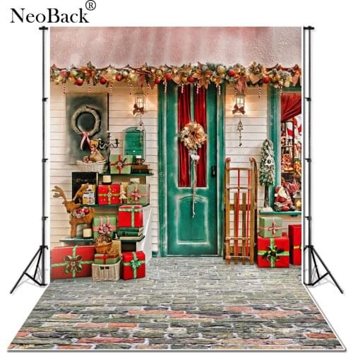 NeoBack photography backdrop Christmas gift house celebrate background photocall photographic photo studio photobooth P1947