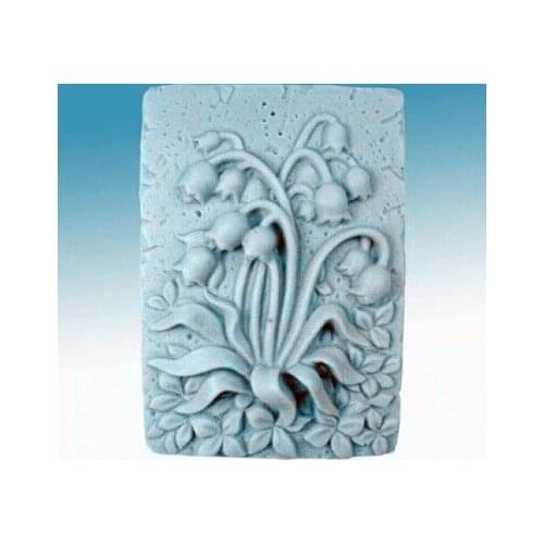 Ree shipping handmade soap silica gel mould candle soap mould silicone mold for DIY flower mold