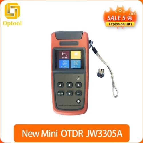 JW3305A OTDR 60KM Optical Fiber Ranger Optical time domain reflectometer Mini OTDR Tester 1550nm
