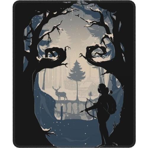 Winter Hunt Awesome Mouse Pad The Last of Us Ellie Joel Game Lockedge Desk Mat Pads Rubber Gamer Computer Laptop Pad