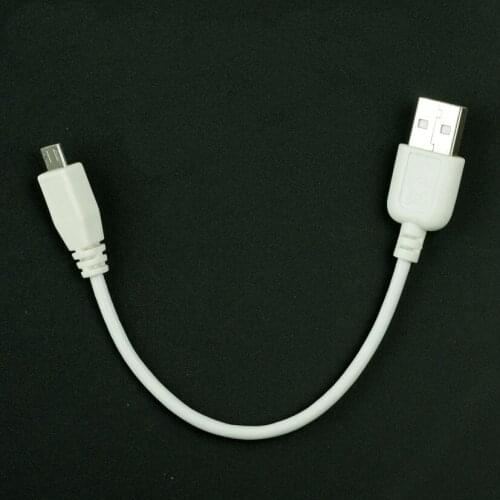 Micro USB data cable / charging cable Android flat V8 short cable with shield tinned copper