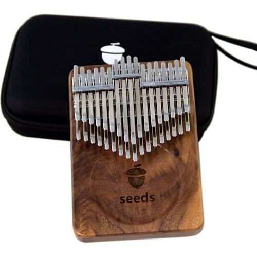 NEW Kalimba Seeds Pisces kalimba Musical instrument Keyboard 34 Keys Beginner Xylophone Black walnut Acacia Double-layer Thumb